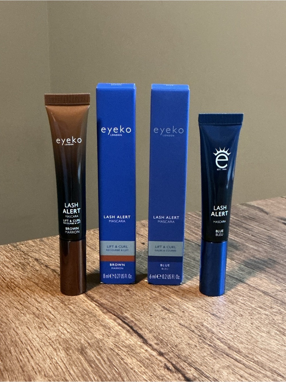 Eyeko Lash Alert Mascara Bundle - Blue and Brown